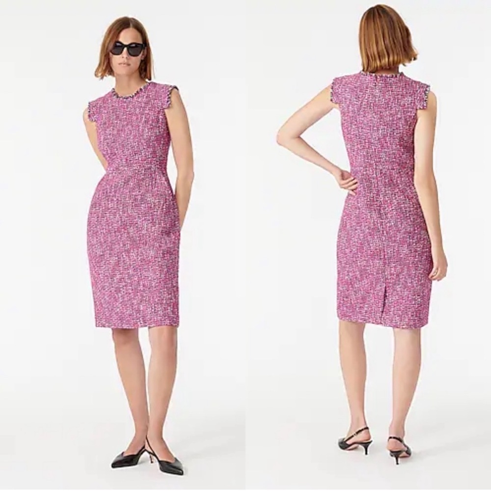 Jcrew Autumn Tweed Resume Dress 4